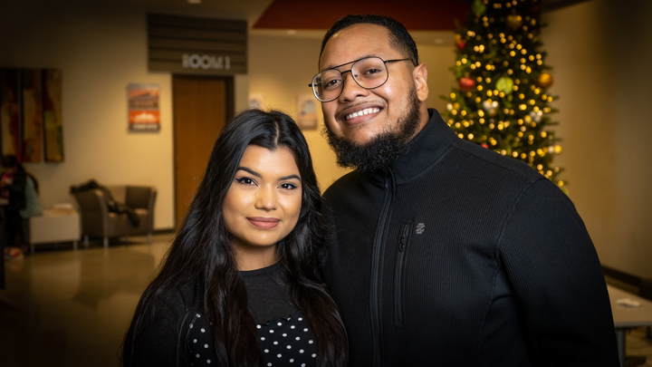 A small group of women smiling.